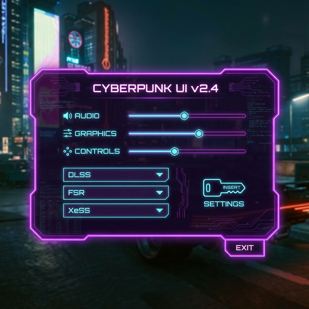 OptiScaler In-Game Overlay Menu